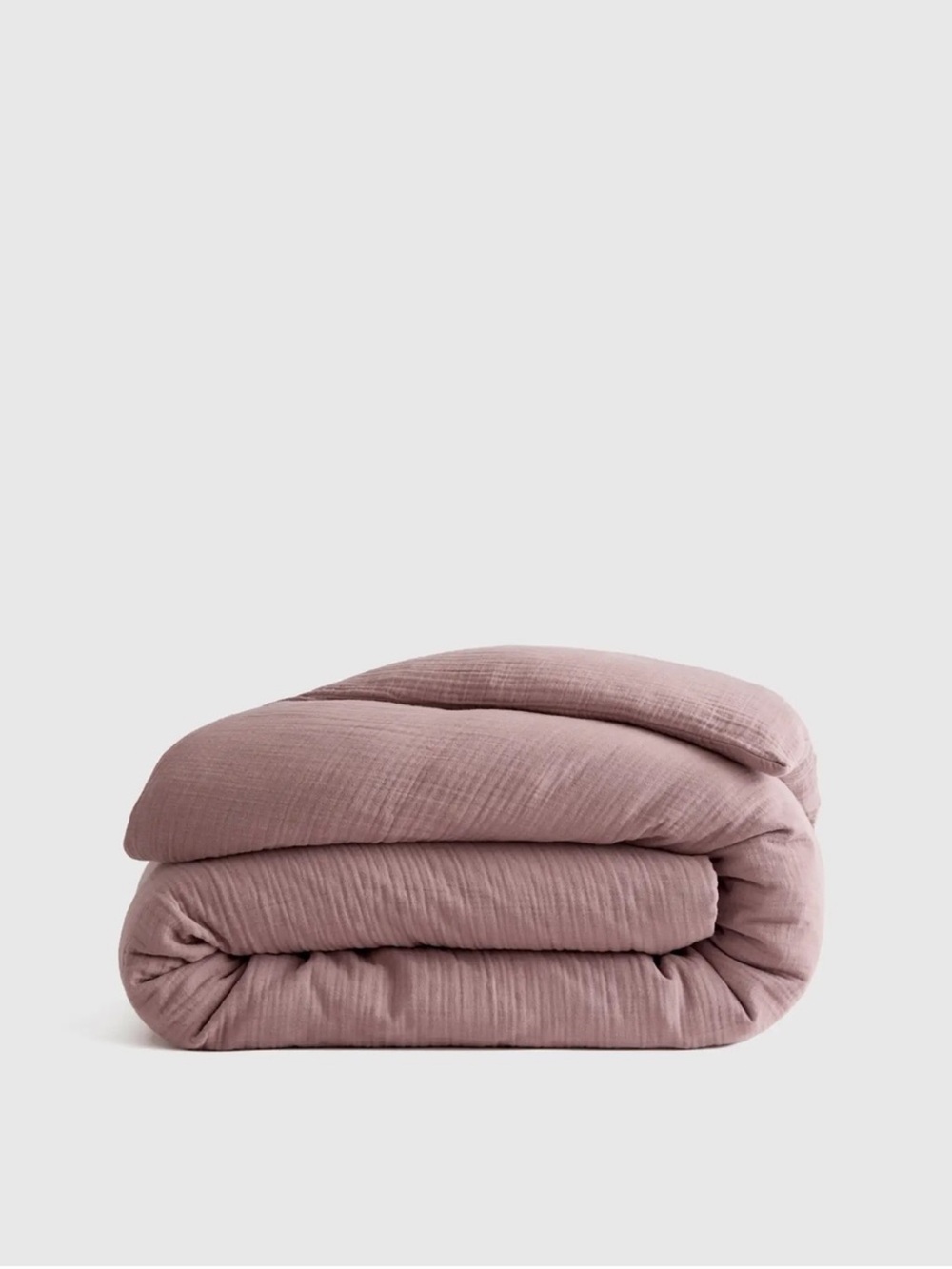 QUINCE Organic Cotton Gauze Duvet Cover King/Cal King Fig 5228